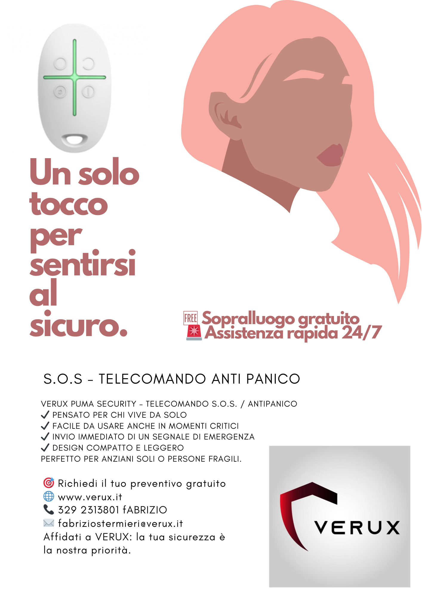 sicurezza verux il telecomando emergenze antipanico